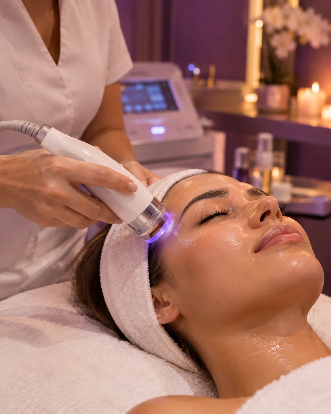 Limpieza facial profunda profesional en Knea Spa